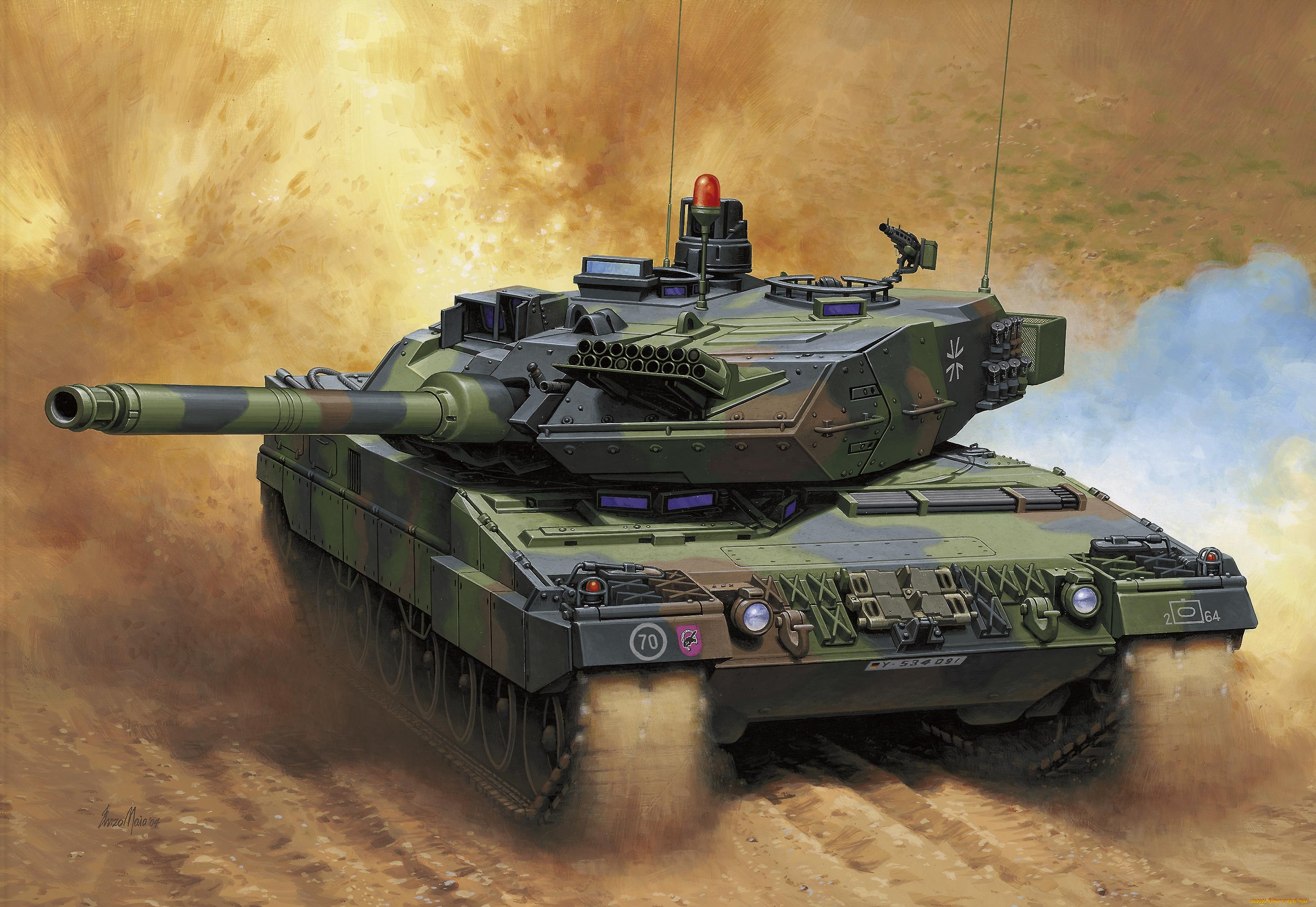MBT Leopard 2a6